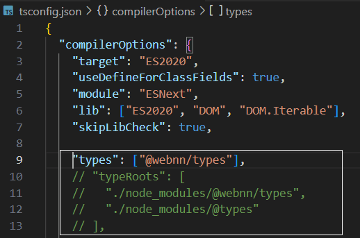 WebNN / TypeScript type definitions